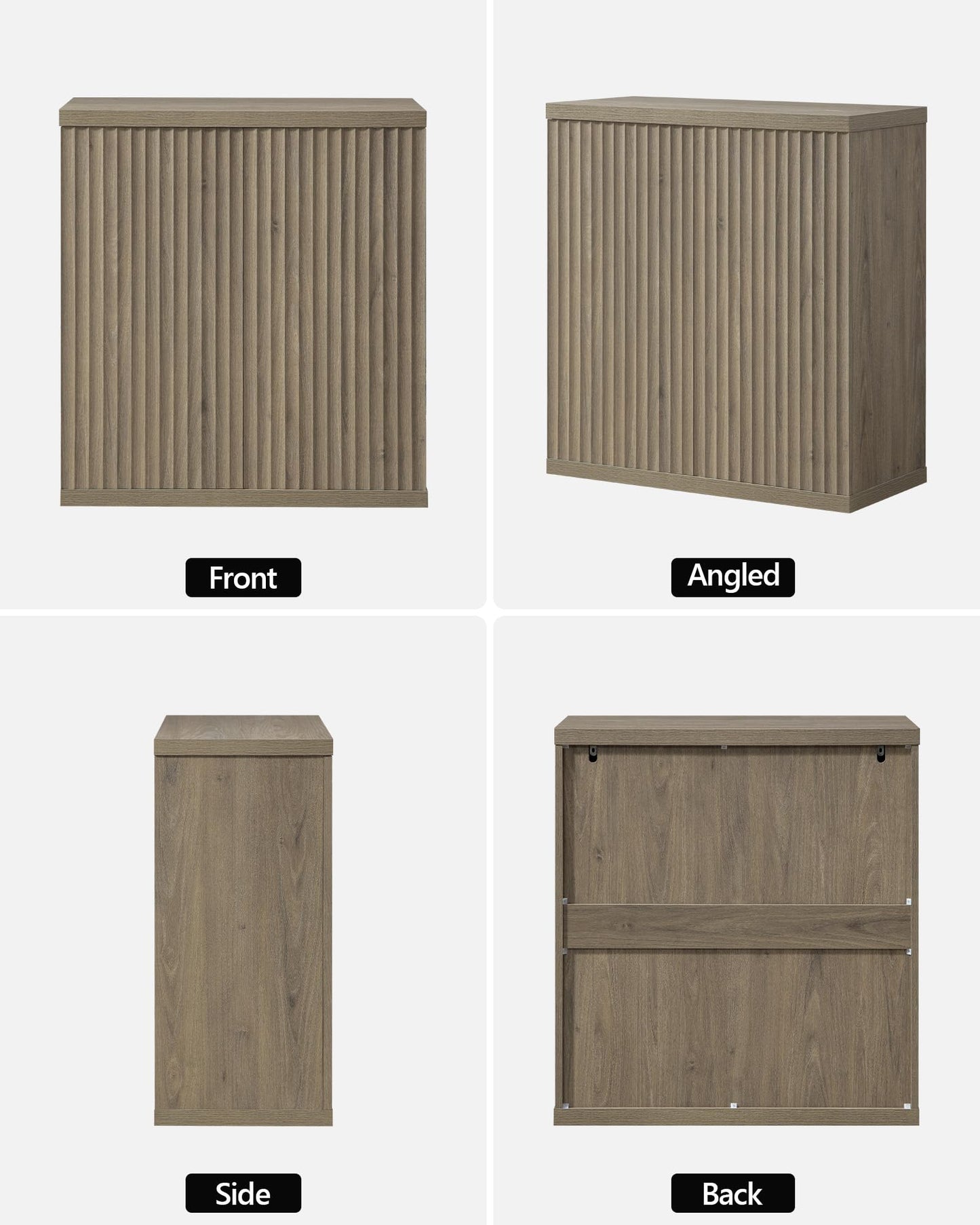 **SICOTAS 3-Piece Buffet Cabinet Set with Storage, Modern Fluted Sideboards and Credenzas with Doors & Shelves, Mid-Century Coffee Bar Media Console for Living Room, Kitchen, Dining Room, or Hallway**