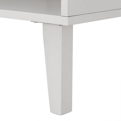 White Kitchen Buffet Cabinet with 2 Doors and 2 Shelves, Storage Sideboard, 41.8" L x 15" W x 32.5" H